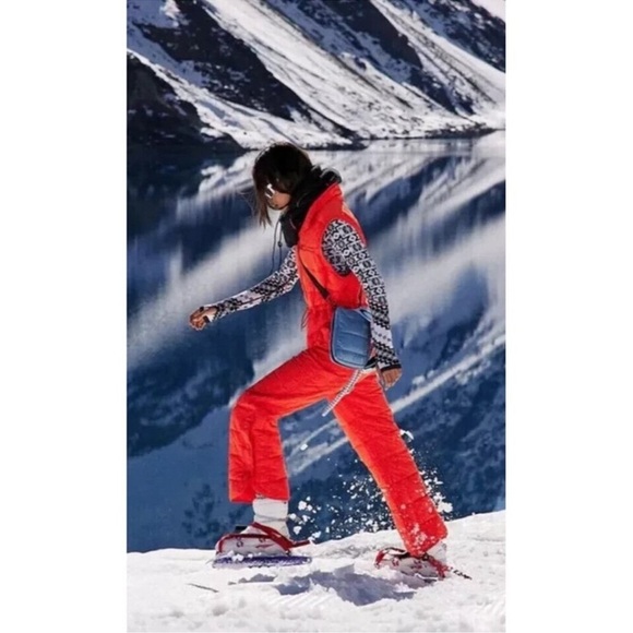 Free People FP Movement Pippa Packable Puffer Suit One Piece Ski Suit Packable - Picture 14 of 14